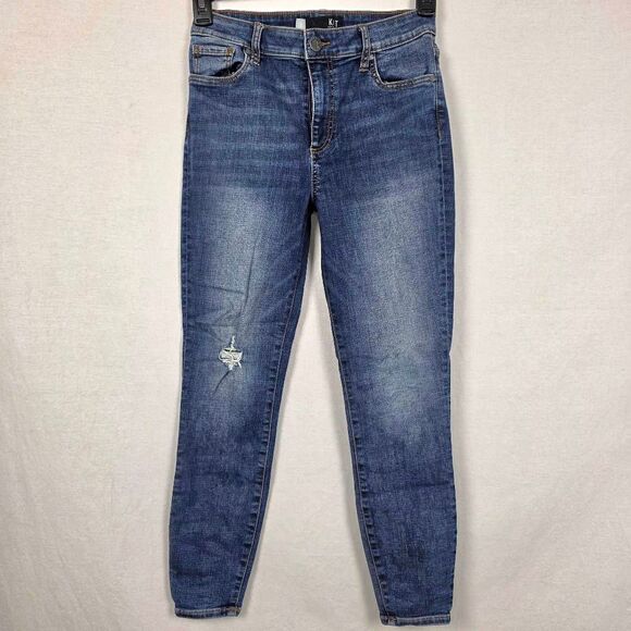 KUT from the Kloth Donna High Rise Ankle Skinny 2 - Picture 1 of 14